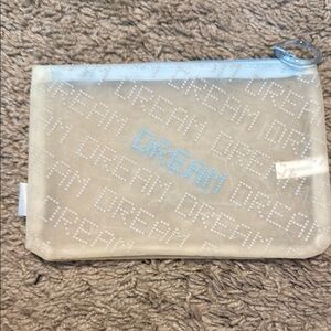 ipsy Dream Cosmetic Bag - Cream and Blue